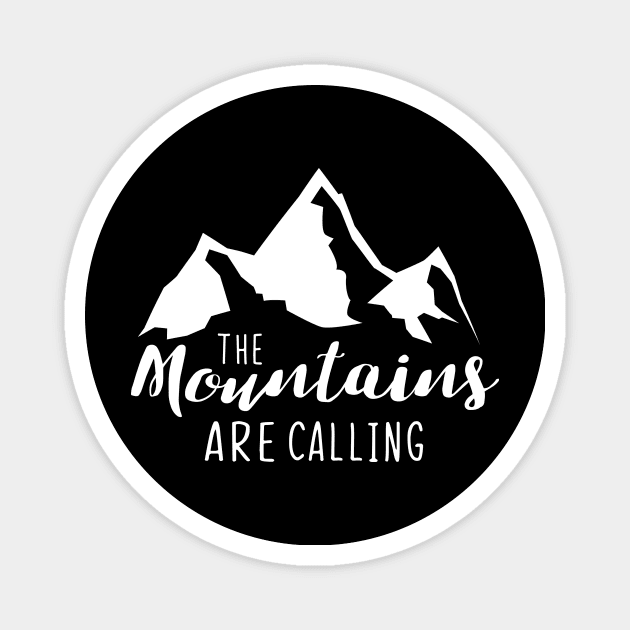 The mountains are calling Magnet by colorbyte